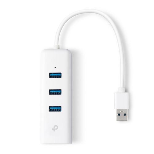 Adaptador Ethernet Gigabit Tp-Link UE330  USB 2 en 1 con Hub de 3 Puertos USB 3.0