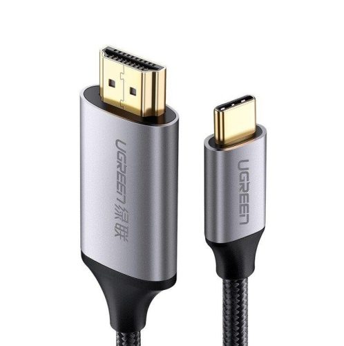 Cable Adaptador de Video USB-C 3.1 a HDMI 1.5m Ugreen 50570, 4K 60Hz 1080p 144Hz, Thunderbolt  4,Cubierta Nylon Trenzado