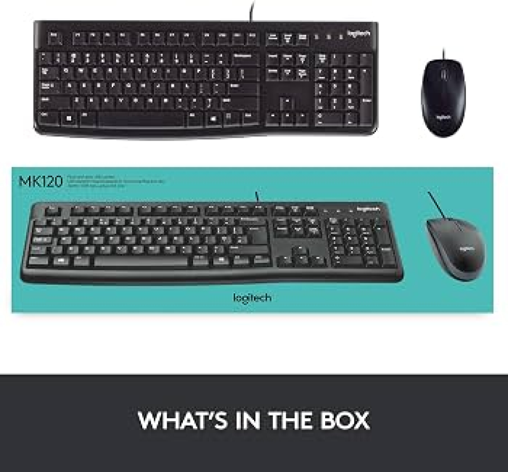 KIT TECLADO MK120 INGLES OEM (CJA CAFE)