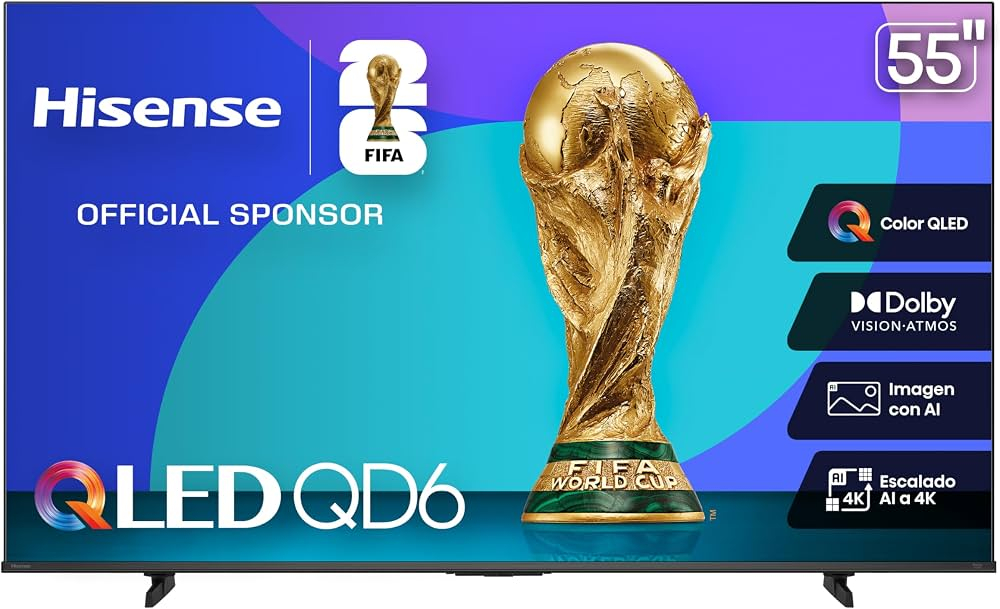 TV HISENSE 55 55QD6QFM QLED 4K FIRE TV