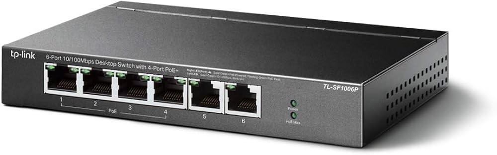 Switch de 6 puertos TL-SF1006P
