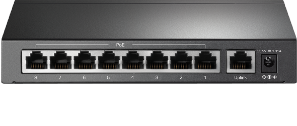 Switch 9-puertos Tplink TL-SF1009P 8 PORT +POE 65W