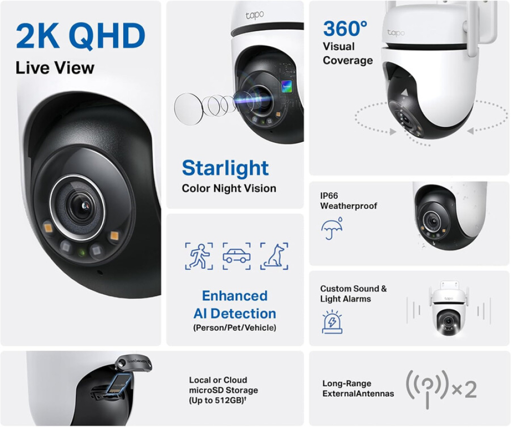 CAMARA OUTDOOR  TAPO C520WS TP-LINK