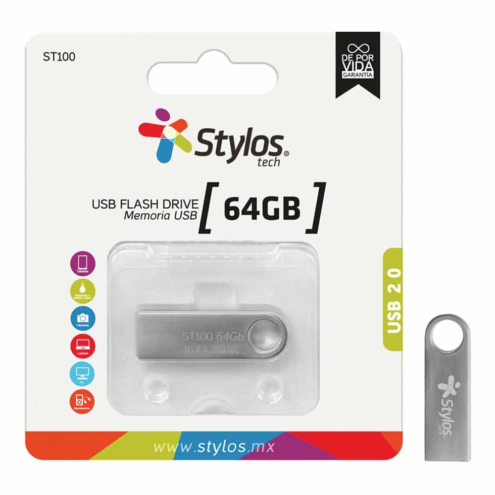 MEMORI USB STYLOS64 GB ST-500 USB F D