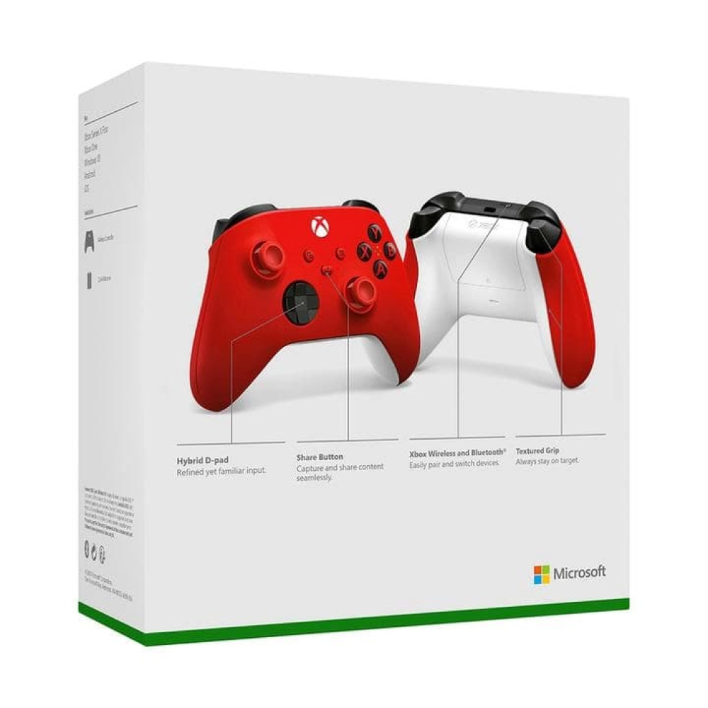 CTRL XBOX INALAMBRICO ROJO WRLS