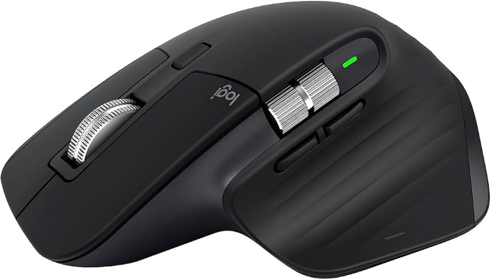 Logitech MX Master 3S Mouse Inalámbrico de Desempeño, Scrolling Ultra-rápido, 8K dpi,  910-007502 NEGRO