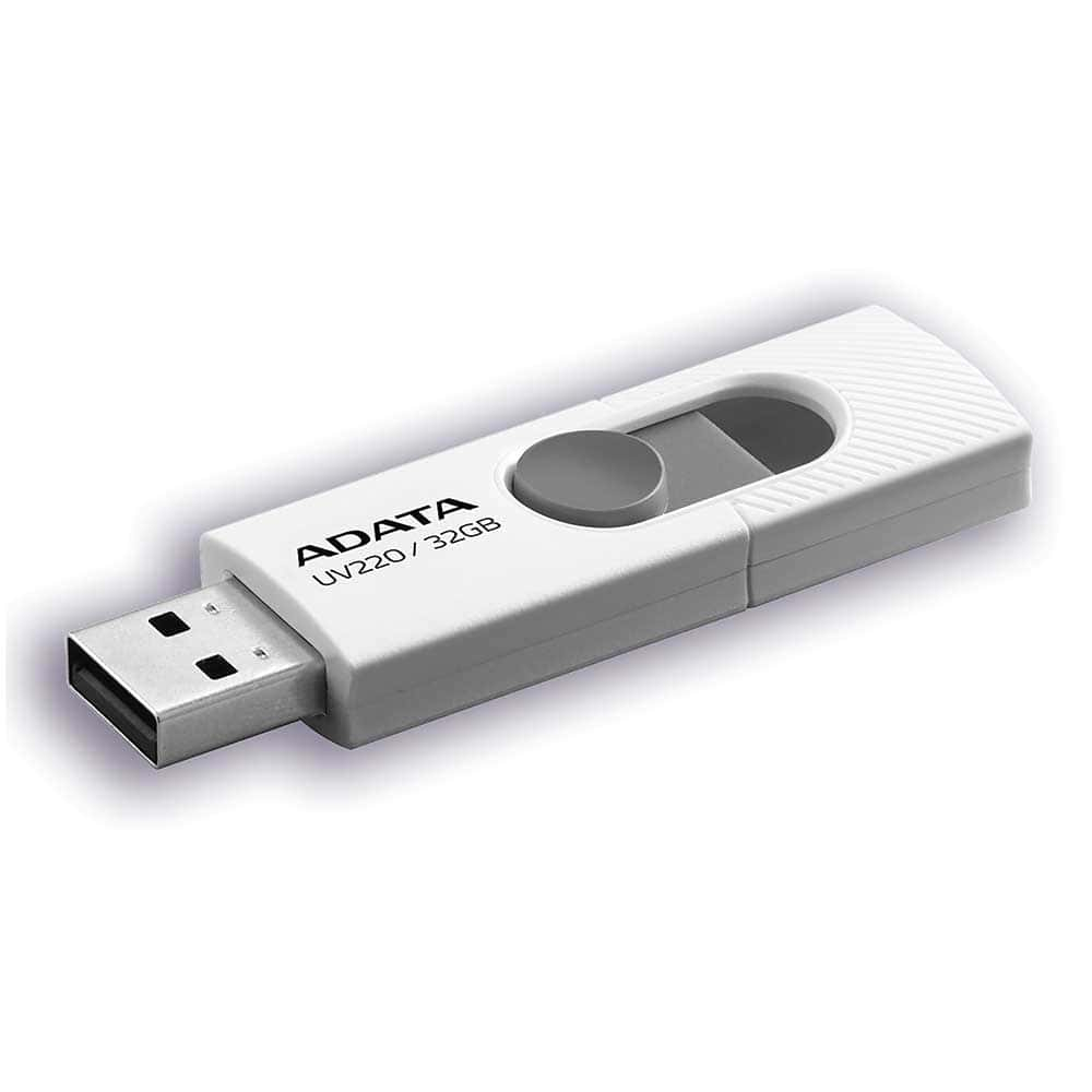 MEMORIA USB ADATA UV220 - COLOR BLANCO, 32 GB, USB 2.0