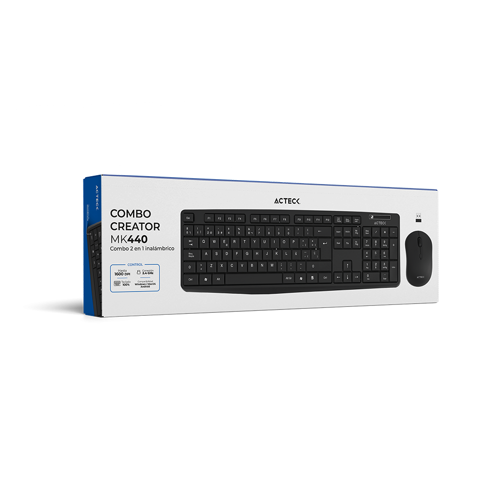 Kit Teclado/Mouse Acteck MK440