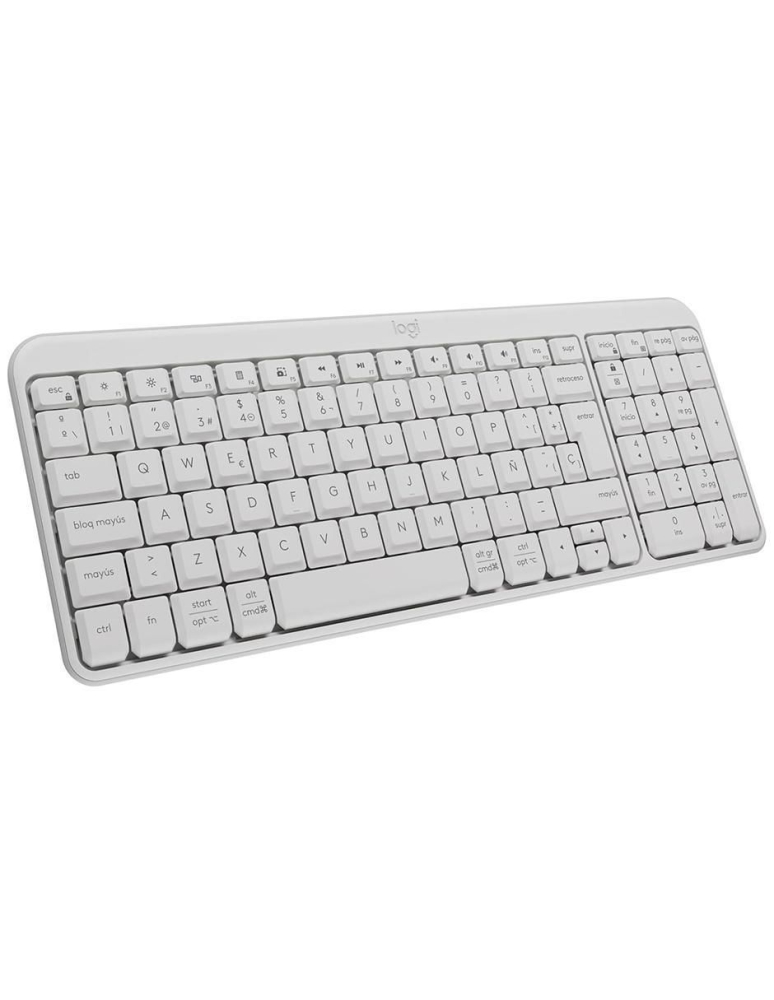 TECLADO LOGITECH K250 COMPACTO BLANCO