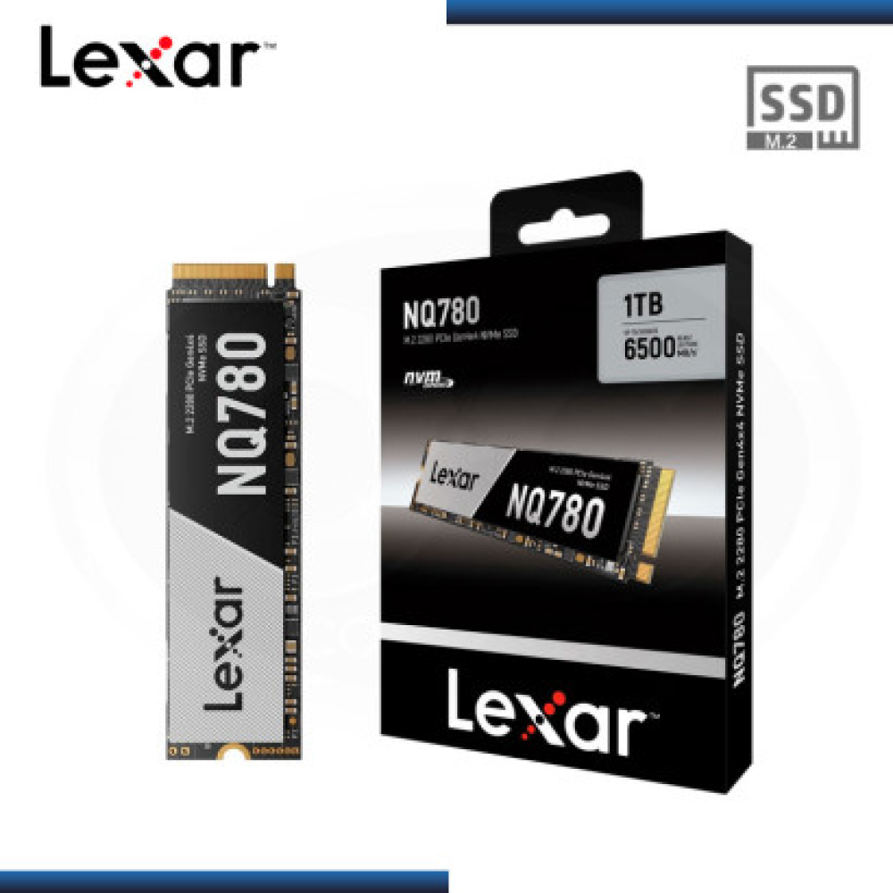 SSD M.2 2280 NVMe PCIe Gen4x4 Lexar NQ780 1TB, Lectura 6,500MB/s, Escritura 2,500MB/s - imagen 5