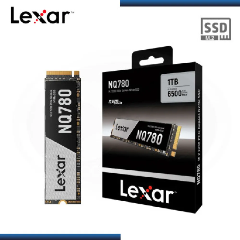 SSD M.2 2280 NVMe PCIe Gen4x4 Lexar NQ780 1TB, Lectura 6,500MB/s, Escritura 2,500MB/s - imagen 5