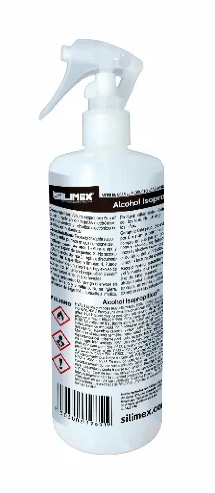 Alcohol Isopropilico Silimex, Envase 500ml, Limpieza de Componentes Electrónicos - imagen 1