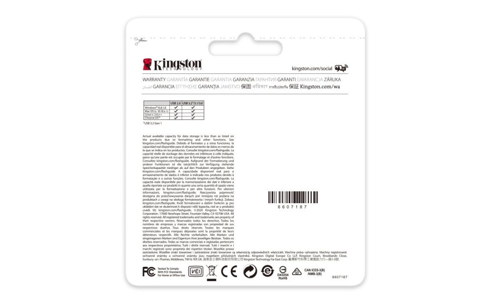 USB KINGSTON KYSON 64GB DTKN/64GB - imagen 4