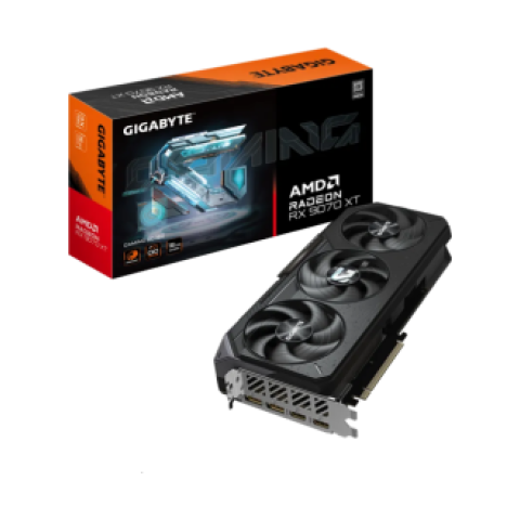 Tarjeta de Video AMD RADEON RX9070XT Gigabyte Gaming OC 16GB GDDR6, 2 DP 2 HDMI, Min 850W
