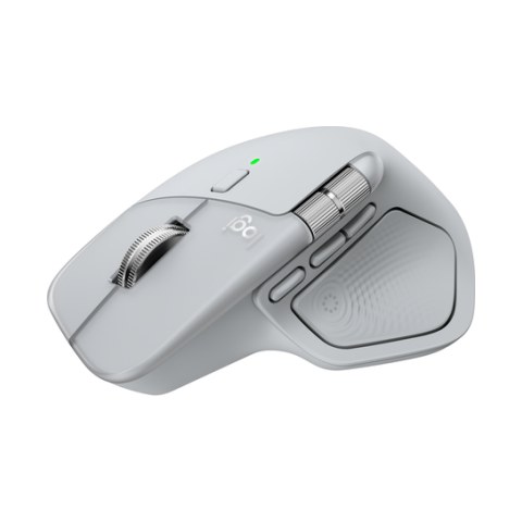 Mouse Inalámbrico Logitech MX Master 4, 8,000dpi, 8 Botones, Háptico, Bluetooth/Logi Bolt, Color Blanco. 910-007566