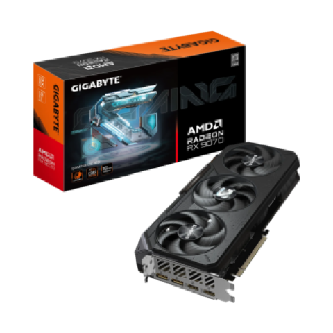 Tarjeta de Video AMD RADEON RX9070 Gigabyte Gaming OC 16GB GDDR6, 2 DisplayPort + 2 HDMI, Min 750W