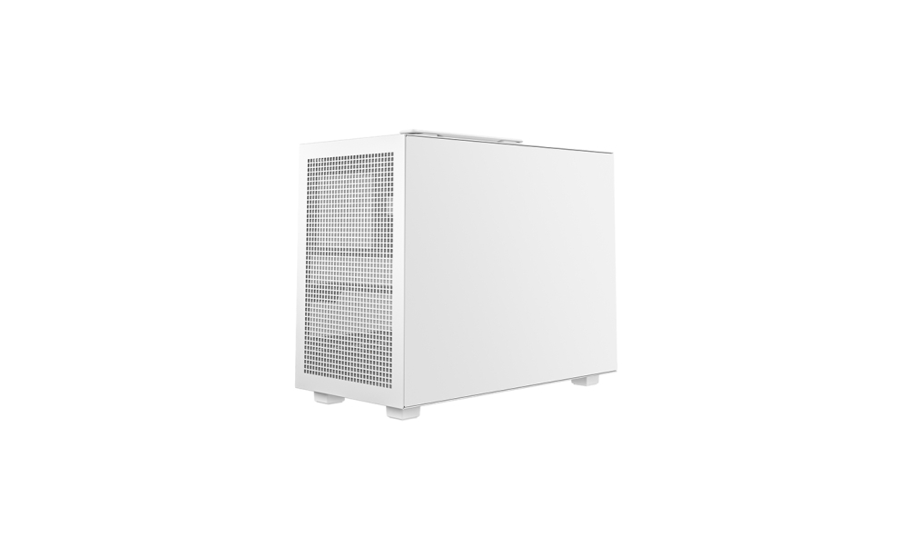 Gabinete Micro-ATX DeepCool CH160 Plus, Sin Ventiladores, Radiador 240mm Max, Color Blanco