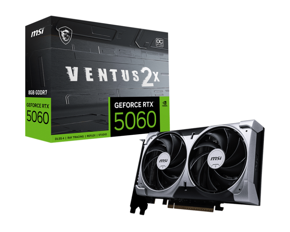 GPU RTX 5060 8GB OC MSI VENTUS 2X