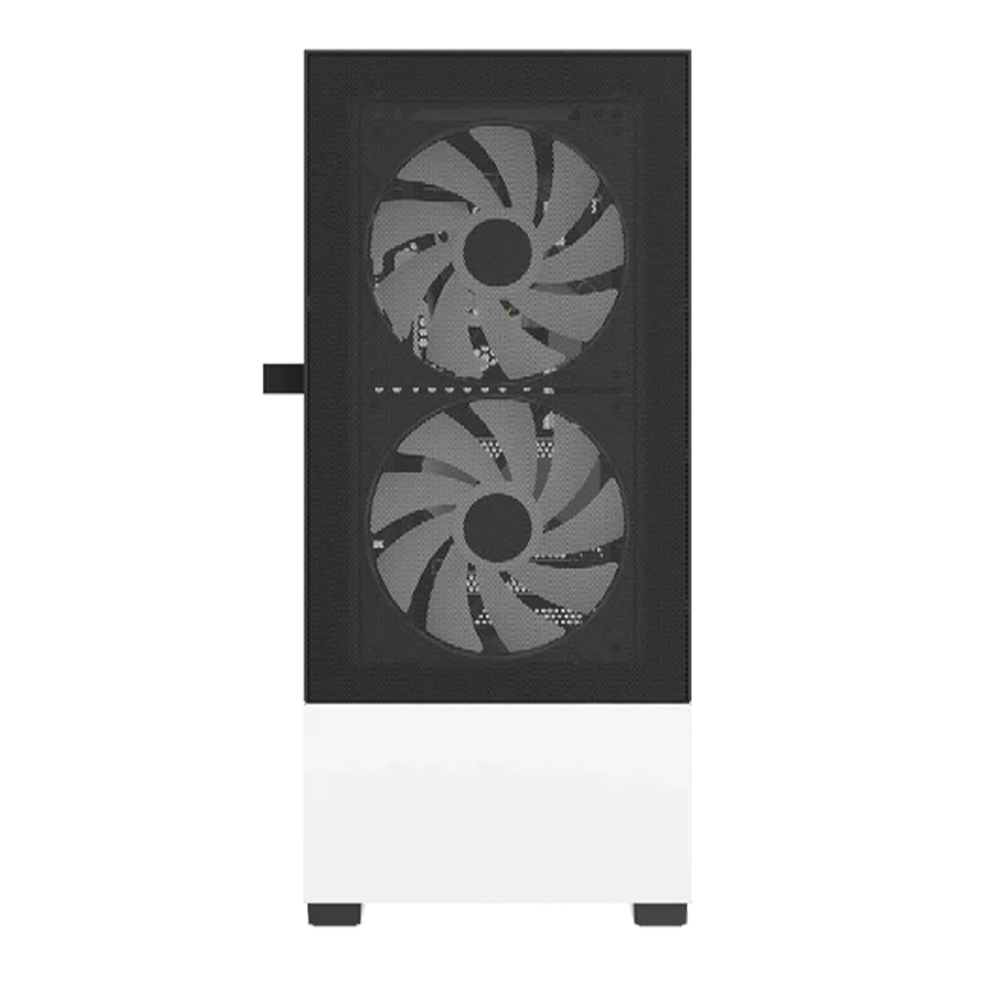 Gabinete ATX Balam Rush Nitrox Aircool 5500 ABW, Incluye 2 Fans 140mm ARGB + 1 120mm, Radiador 360mm Max, Color Negro