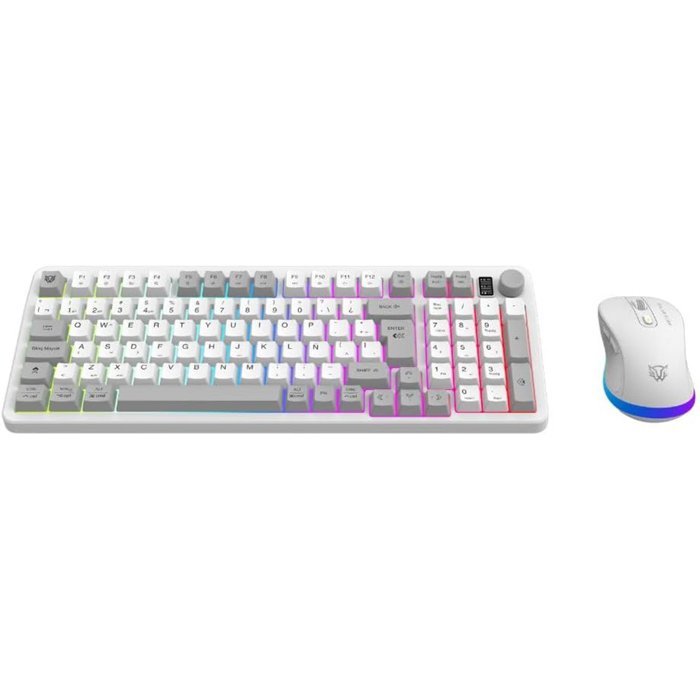 TECLADO BALAM RUSH SQUAD CONQUEST PRO KG525 BLANCO