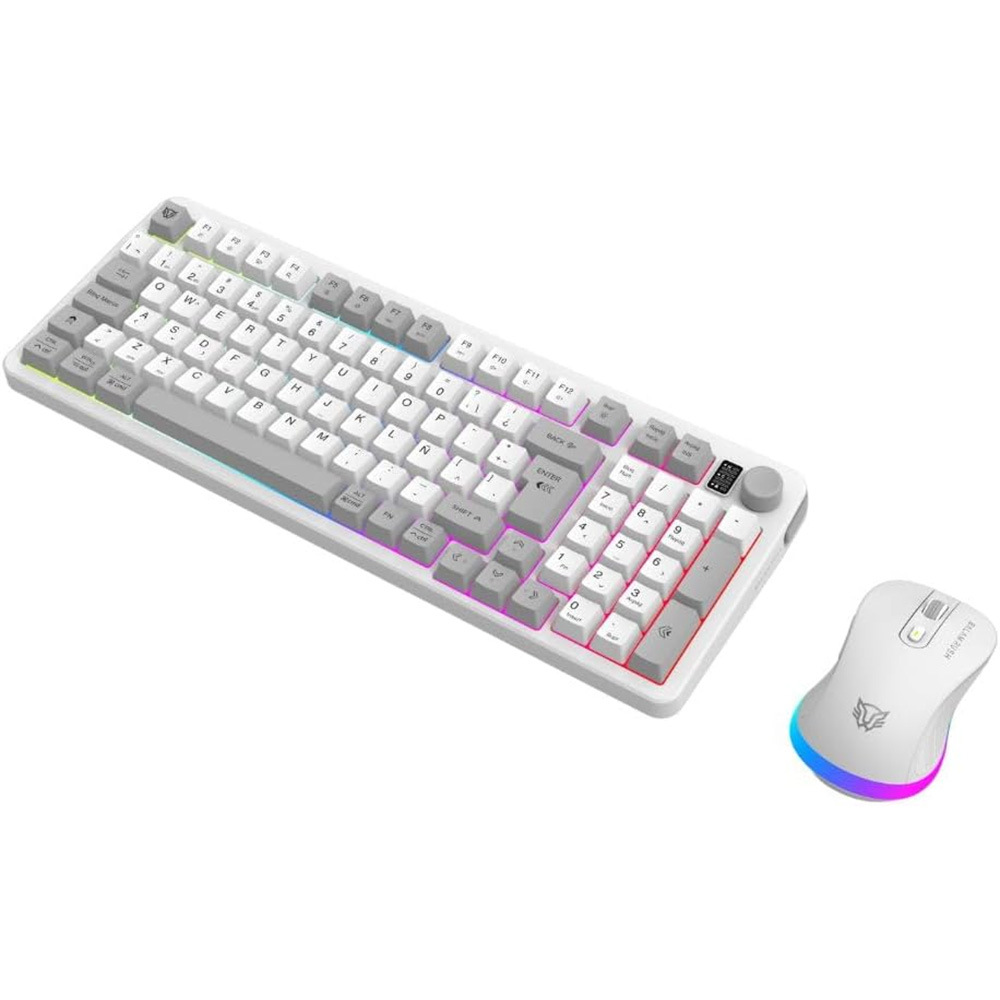 TECLADO BALAM RUSH SQUAD CONQUEST PRO KG525 BLANCO
