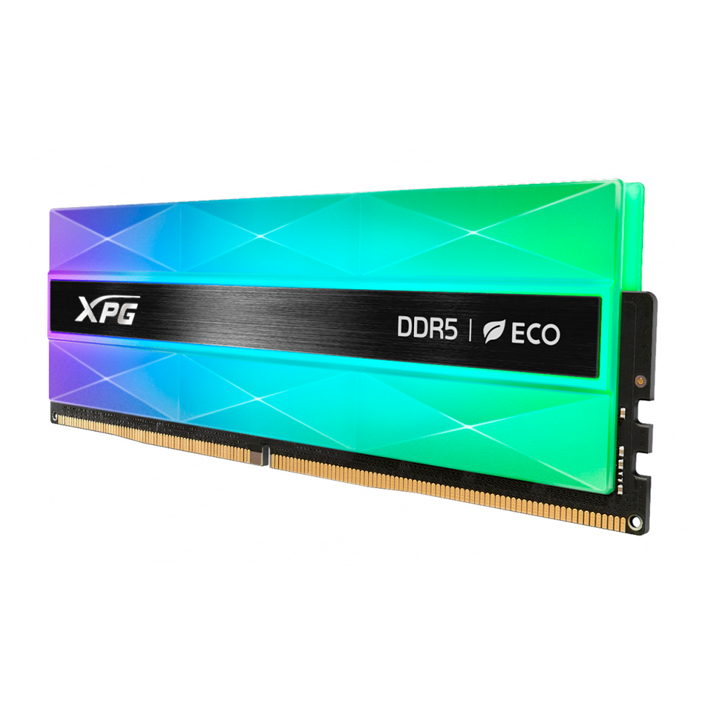 Kit de Memoria RAM DDR5 DIMM 32GB (2x16) 8000MHz CL38 XPG LANCER NEON RGB, Color Negro. AX5U8000C3816G-DCLANRSG