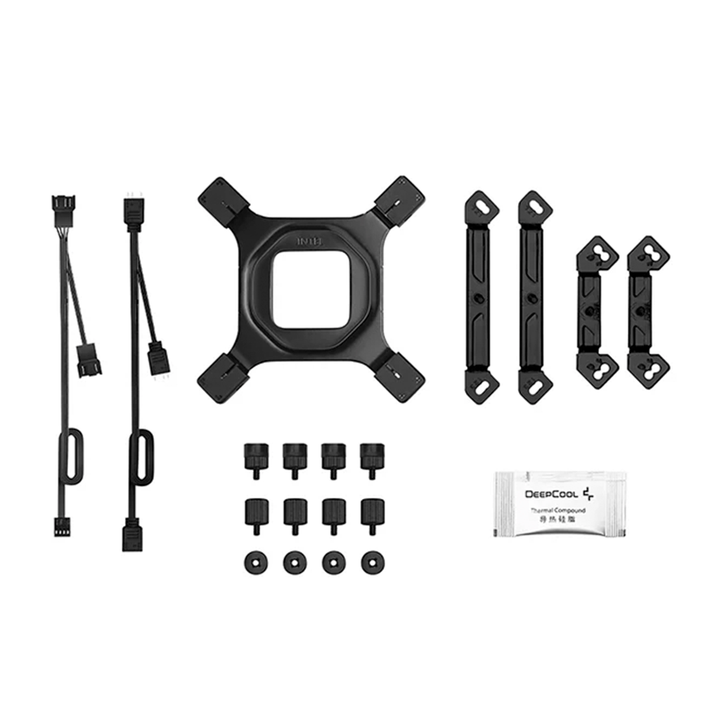 Disipador DeepCool AG620 BK ARGB V2, 2 Torres 2 Ventiladores 120mm, Color Negro