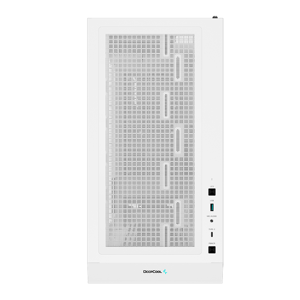 Gabinete ATX DeepCool CH560 WH, Incluye 3 Fans 140mm ARGB + 1 120mm ARGB, Radiador 360mm Max, Color Blanco