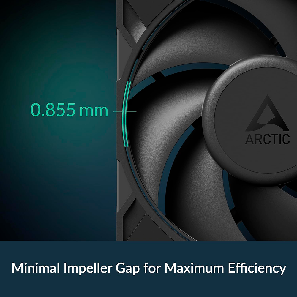 Ventilador 120mm Artic P12 Pro PST, Sistema en Cadena, Color Negro