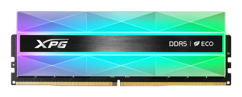 Memoria RAM DDR5 DIMM 16GB 6400MHz CL32, XPG LANCER NEON RGB, Color Negro. AX5U6400C3216G-CLANRSG