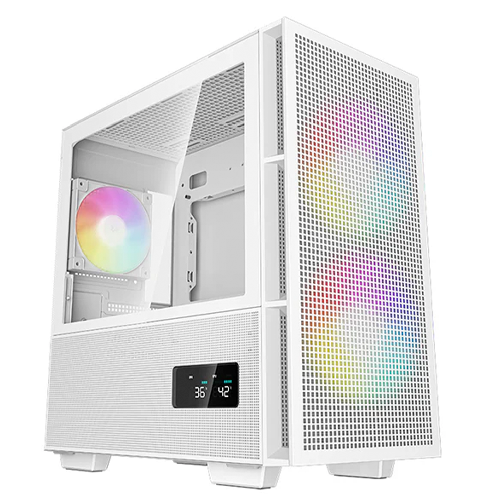 GABINETE DEEPCOOL CH360 DIGITAL BLANCO
