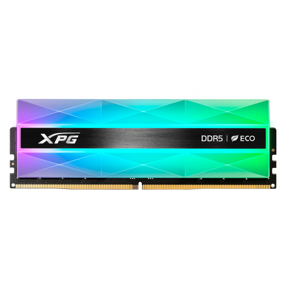 Kit de Memoria RAM DDR5 DIMM 32GB (2x16) 8000MHz CL38 XPG LANCER NEON RGB, Color Negro. AX5U8000C3816G-DCLANRSG