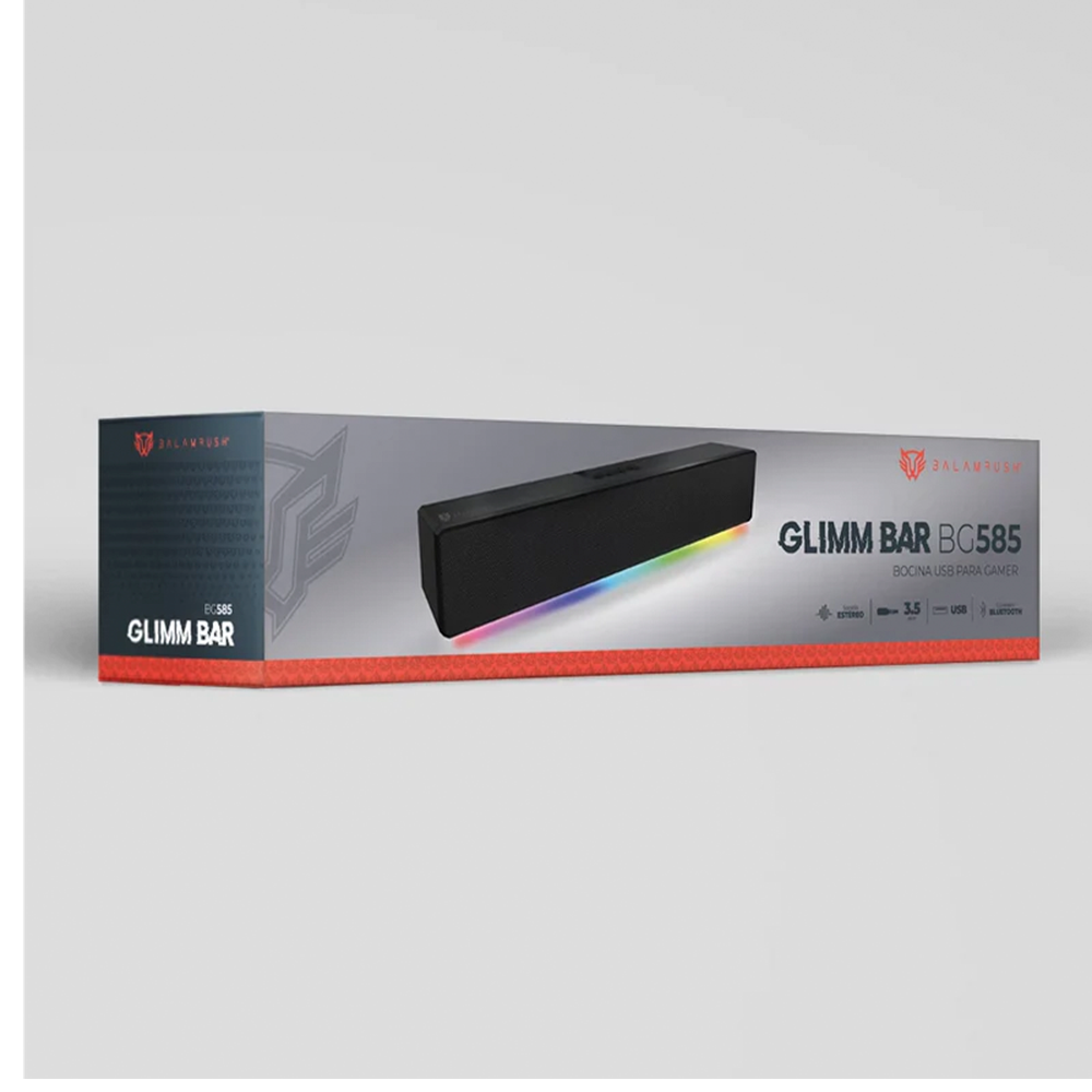 Bocina gamer BALAMRUSH GLIMM BAR BG585