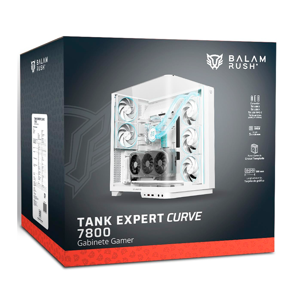 Gabinete Balam Rush Expert 7800 Blanco