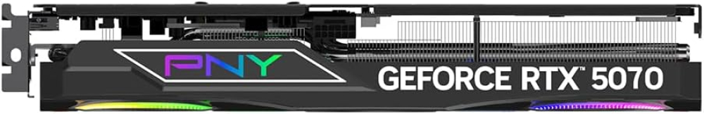 Tarjeta de Video NVIDIA RTX5070 OC PNY ARGB EPIC-X RGB, 12GB GDDR7, 3 DisplayPort + 1 HDMI, Min 650W