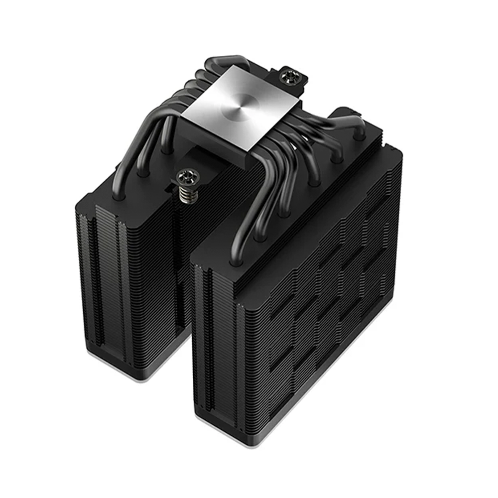 Disipador DeepCool AG620 BK ARGB V2, 2 Torres 2 Ventiladores 120mm, Color Negro