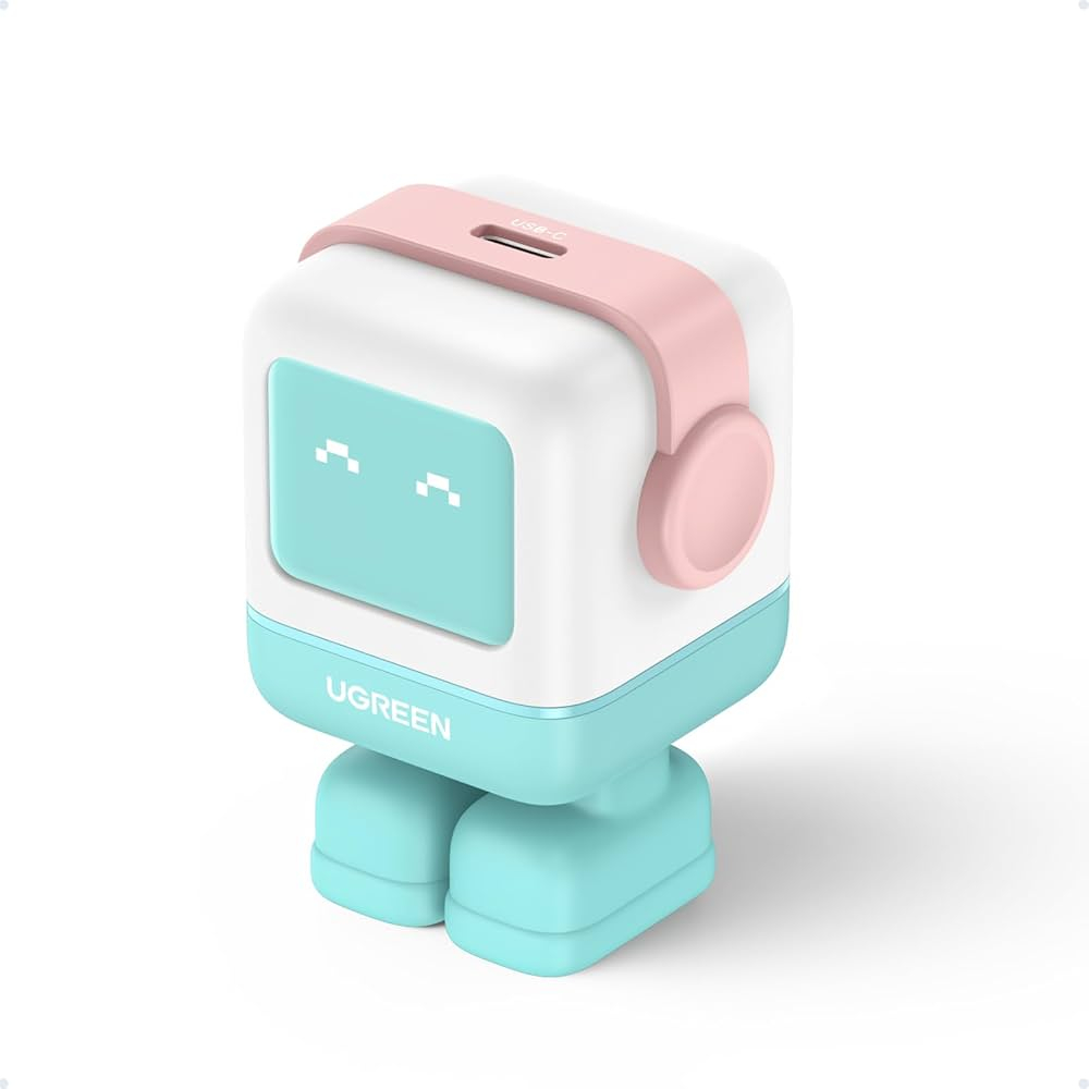 Cargador Nexode mini 30W Robot rosa/azul