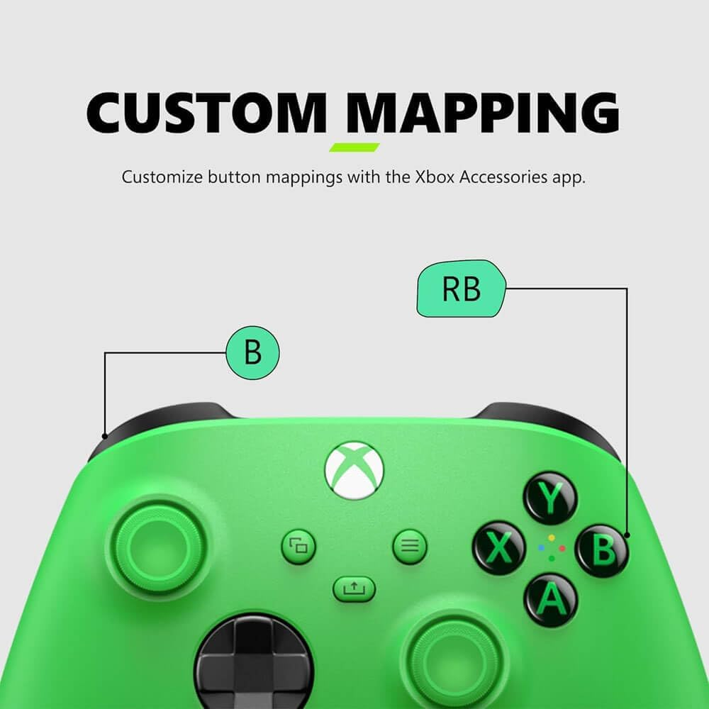 CONTROL XBOX VELOCITY GREEN WRLS