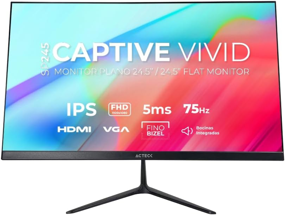 MONITOR ACTECK SP245 24.5 NEGRO