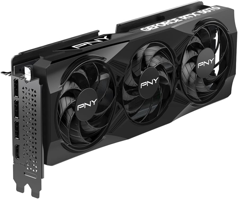 Tarjeta Grafica GeForce RTX 5070 12GB GDDR7 Triple Ventilador Placa Trasera Metal SoftWare Velocity