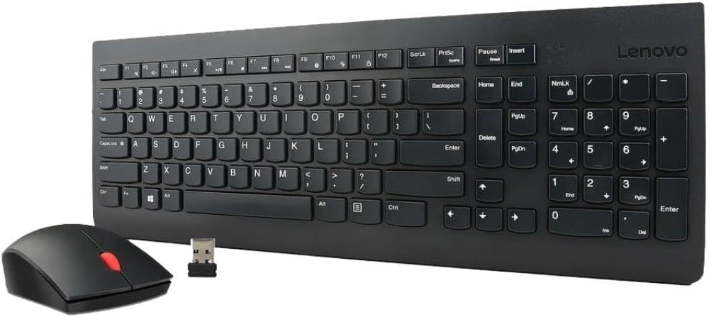 Kit Teclado y Mouse Lenovo Inalámbrico Inglés
