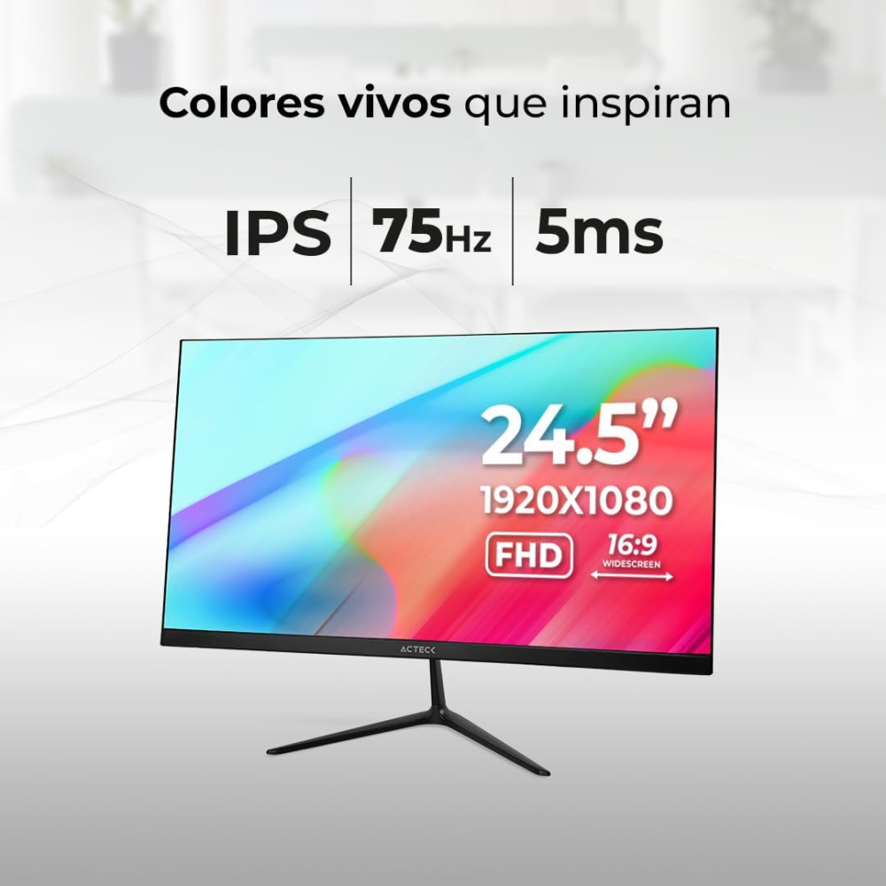 MONITOR ACTECK SP245 24.5 NEGRO