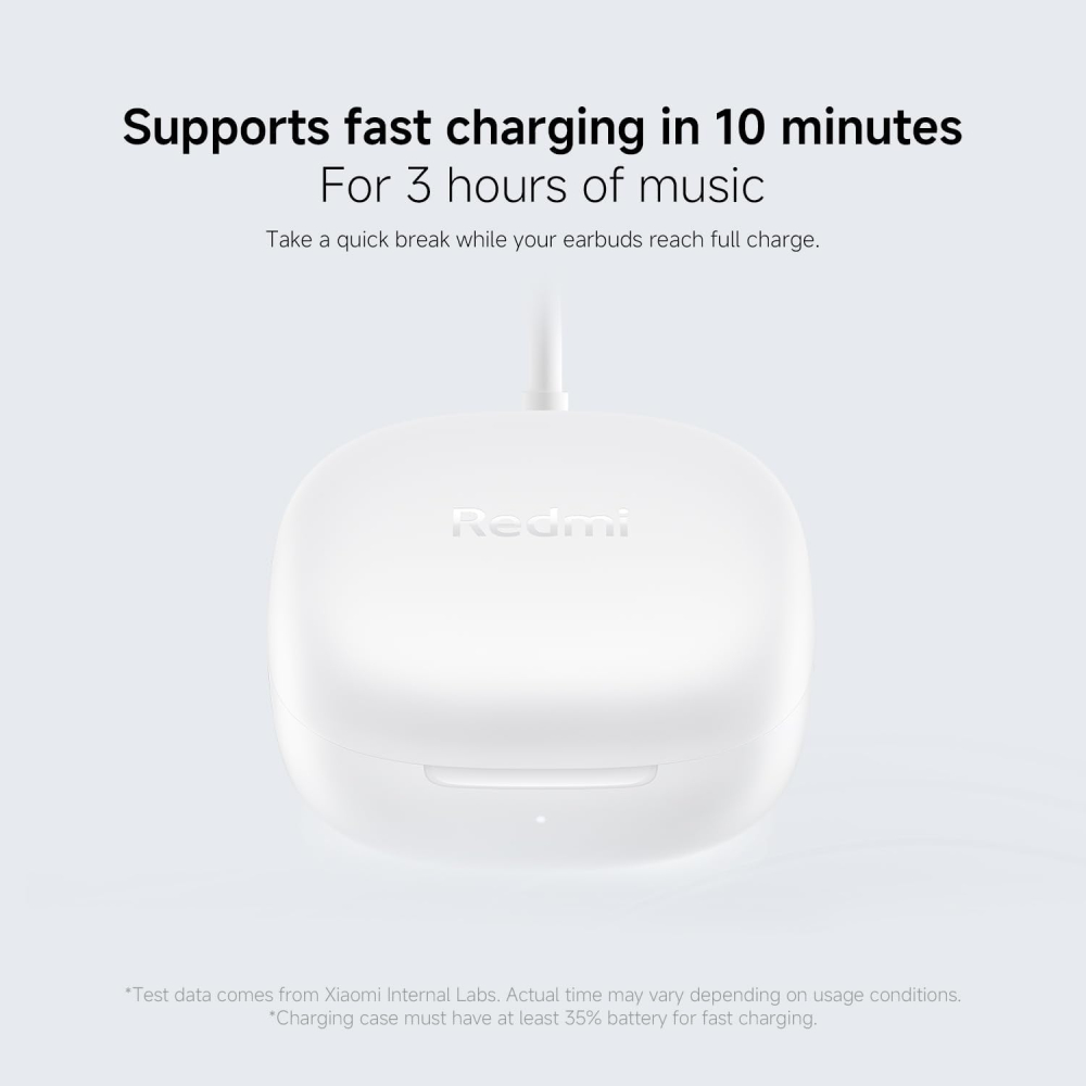 Audifonos Inalámbricos Xiaomi Redmi Buds 6 Play, Bluethoot 5.4, Hasta 36Hrs de Bateria, Color Negro