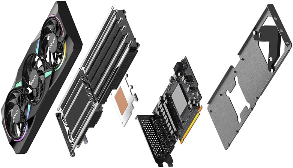 Tarjeta de Video NVIDIA RTX5070 OC PNY ARGB EPIC-X RGB, 12GB GDDR7, 3 DisplayPort + 1 HDMI, Min 650W