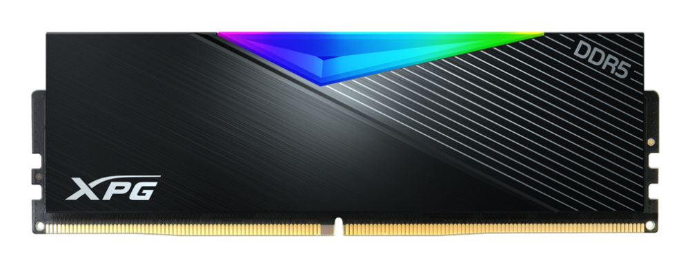 Memoria RAM DDR5 DIMM 32GB 6400MHz CL32, XPG Lancer RGB, Color Negro. AX5U6400C3232G-CLARBK