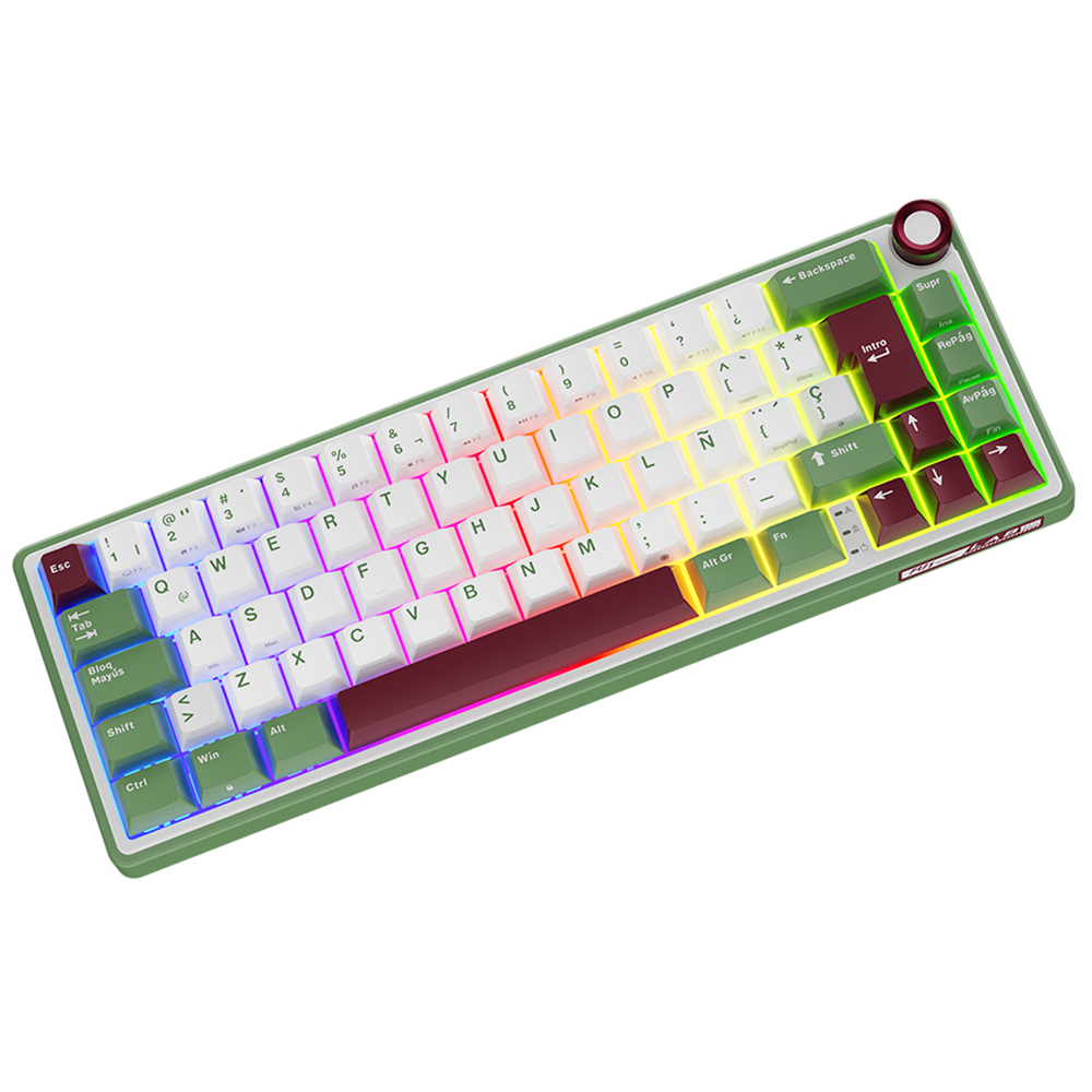 Teclado Royal Kludge R65 Green Sand