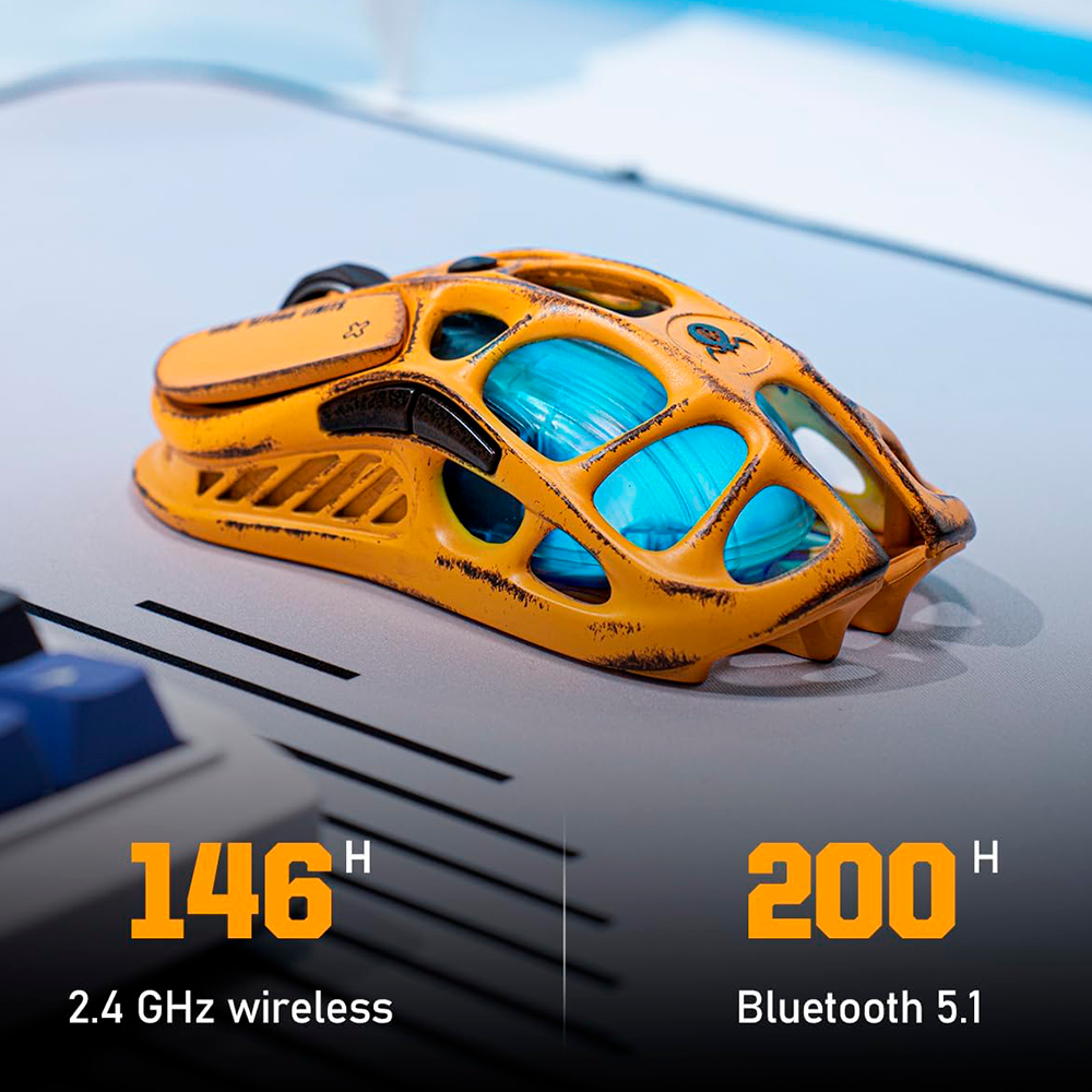 Mouse Gravastar Mercury M1 Pro Yellow