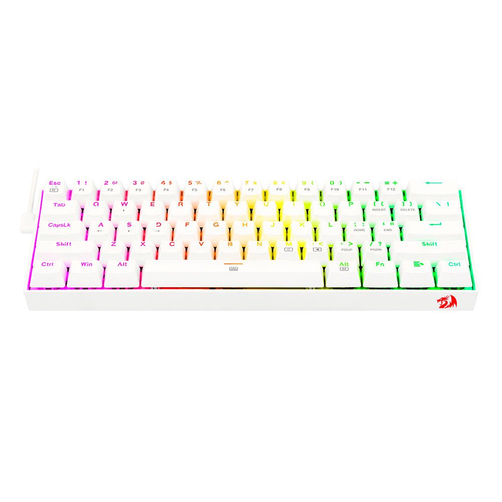 Teclado Redragon DragonBorn Blanco Ingle