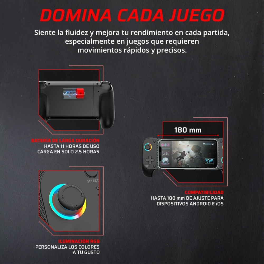 CONTROL MOVE G626 NEGRO BALAN RUSH