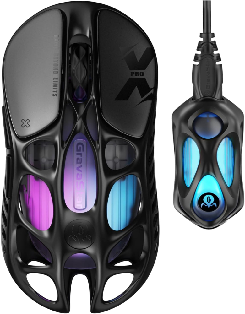 Mouse Gravastar Mercury X Pro Black